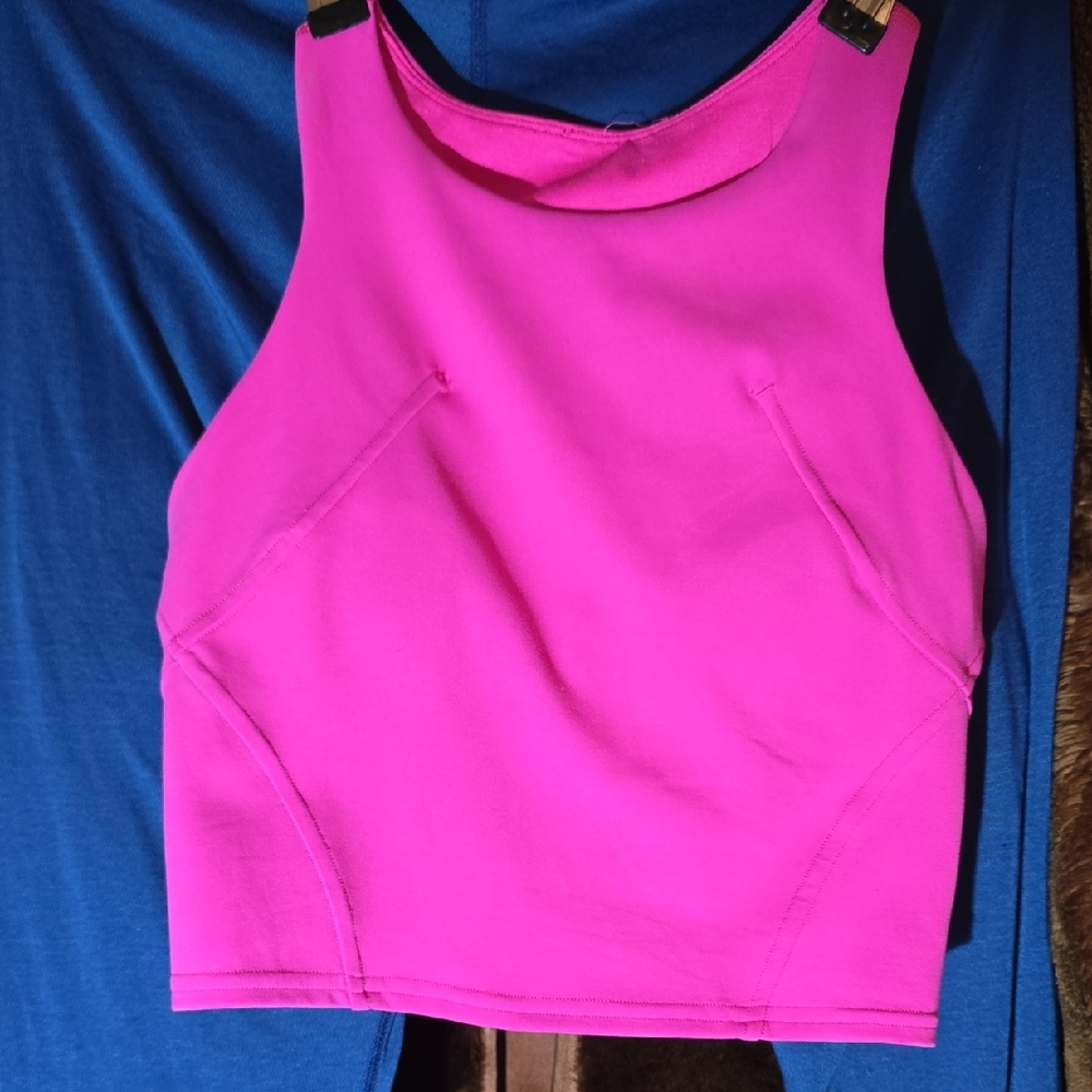 lululemon athletica Bright Hot Pink Cropped Tank